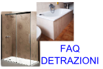 Detrazione 50% trasformazione vasca cabina doccia  barriere architettoniche incentivi